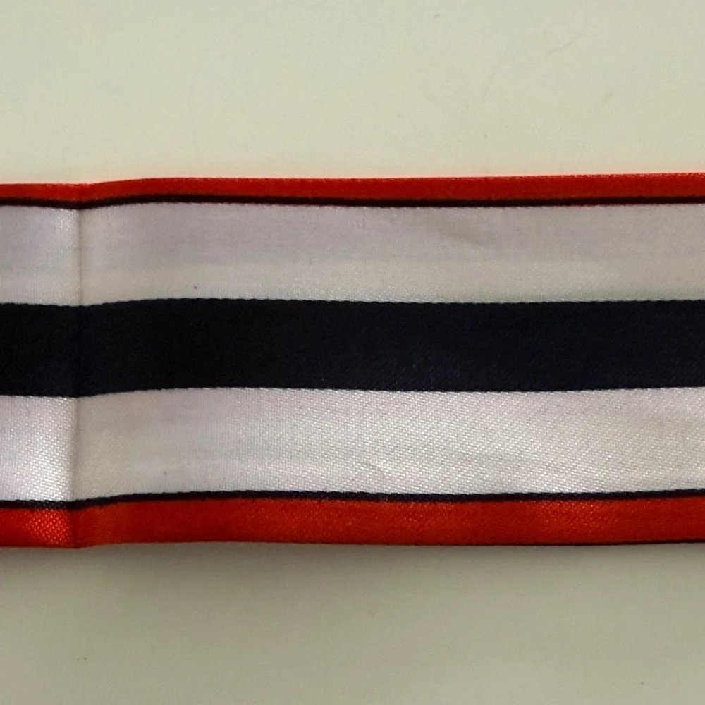 Unbranded patriotic Red White Blue Striped Headscarf New